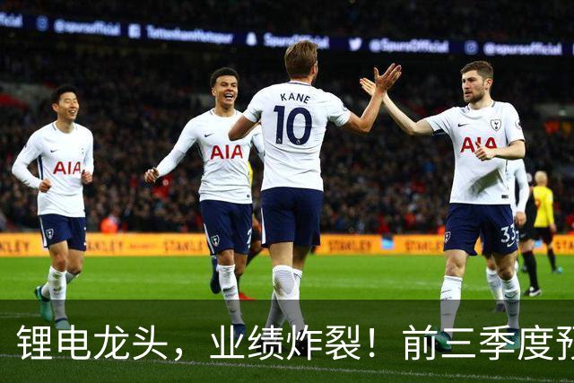 锂电龙头，业绩炸裂！前三季度预盈超51亿元，激增超27倍